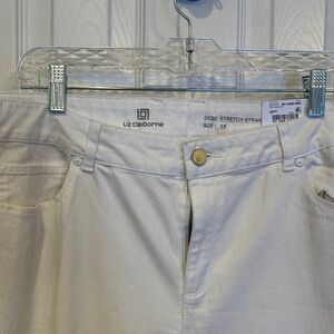 Liz Claiborne White Stretch Pants